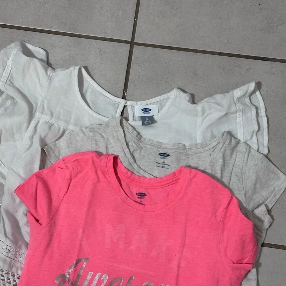 Old Navy Girls Kids Basic T-shirts/Blouses size‎ M(8).